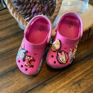 Toddler 8 paw patrol crocs
